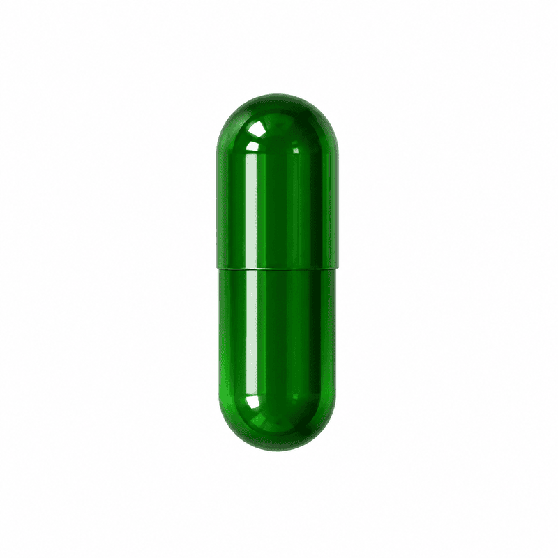 Pearl Solid Green Empty Capsule