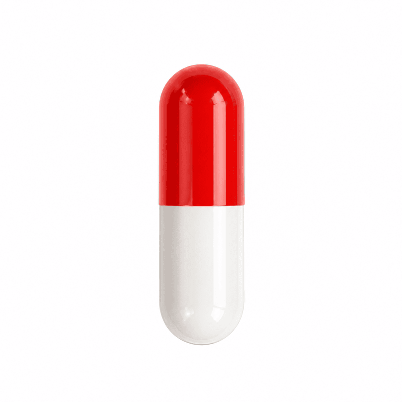 Red & White Empty Capsule